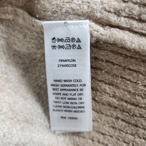 Joie Womens Tan Houndstooth/Glen Plaid Open Front Cardigan Sweater-Size S (NWT) - Picture 4 of 5